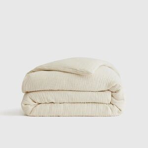 NWT QUINCE Organic Airy Gauze Duvet Cover King/Cal King Ivory 6238
